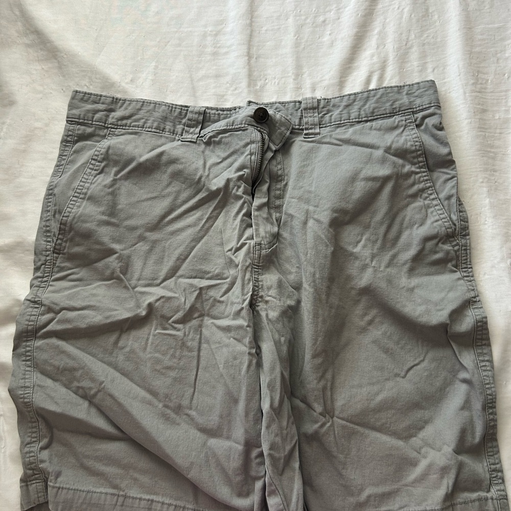 Magellan Outdoors Gray and White Shorts